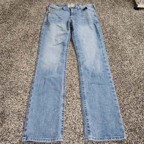 Ariat Men's M7 Slim Straight Jeans - Light Blue 36x36 - Picture 5 of 11